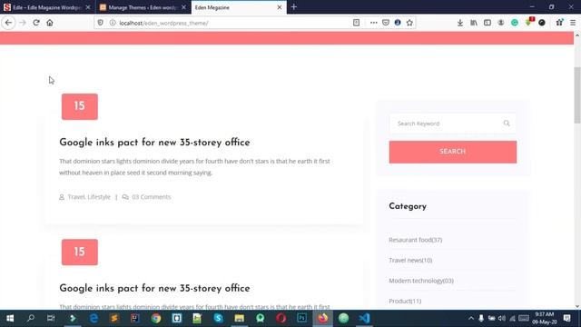 51 Html template and Header php, Footer php | wordpress theme development bangla tutorial смотреть онлайн