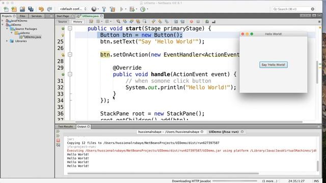 061 First App with JavaFX |UNDERSTANDING JAVA| смотреть онлайн