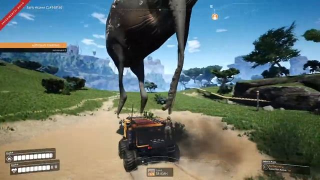 Space Giraffe-Tick-Penguin-Whale Thing likes a good ride (Satisfactory Update 4) смотреть онлайн