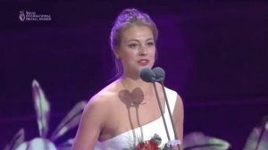 Александра Никифорова. Награждение в Сеуле.