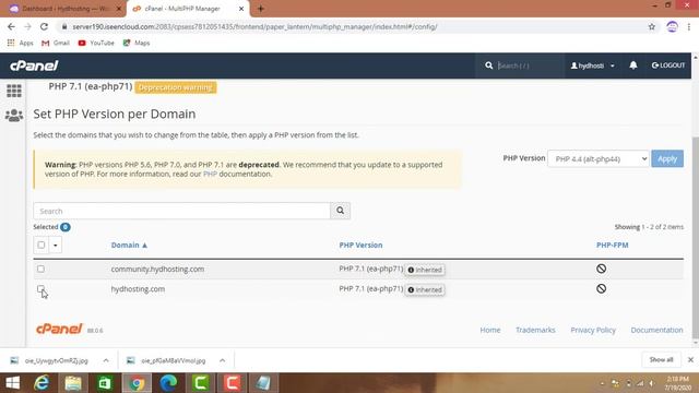 HOW TO UPGRADE PHP VERSION IN CPANEL смотреть онлайн