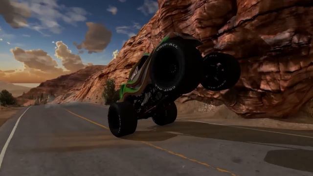 Monster Truck Madness #5 | Long Jumps And Crashes | BeamNG Drive - Griff's Garage