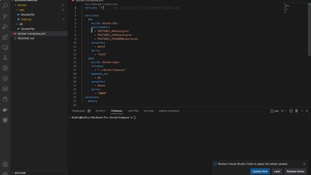 Docker Compose Basics & Deploy first App using it смотреть онлайн