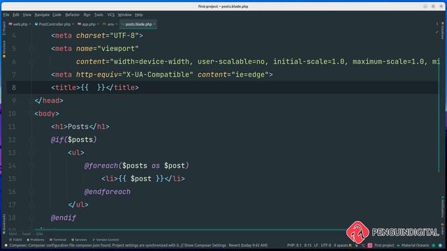 EP 7 - Laravel configuration смотреть онлайн