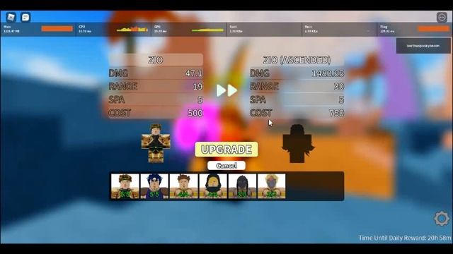 getting dio over heaven in astd[ROBLOX] смотреть онлайн