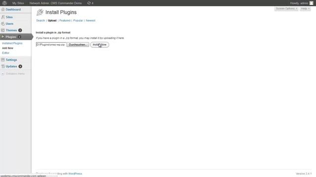 How to add a new Wordpress Weblog to Your CMS Commander Account смотреть онлайн