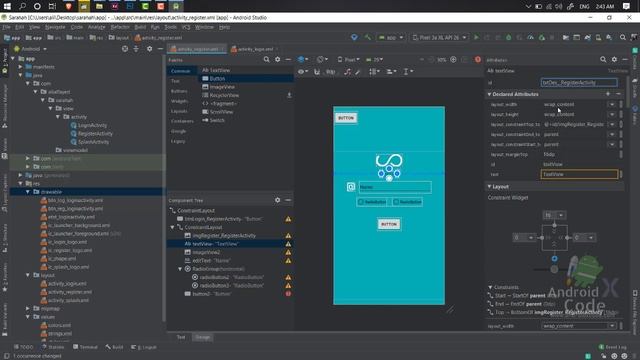 Clone Sarahah App By Firebase Part 4 - Design UI XML Register Activity (part1) смотреть онлайн