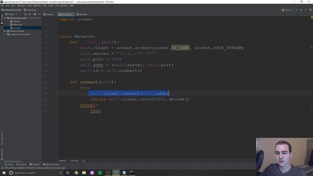 Python Online Game Tutorial #3 - Sending & Receiving Information From Server смотреть онлайн