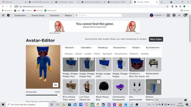 how to make a Huggy wuggy skin in roblox смотреть онлайн