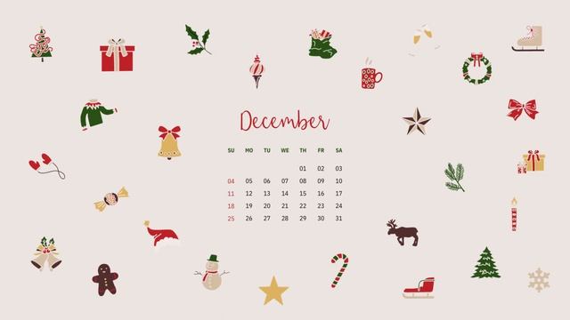 TV 4kUHD Wallpaper Display | Christmas Calendrer Slideshow смотреть онлайн