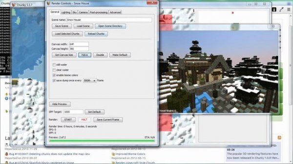 Render 3D Minecraft Images - World & Build Maps - Chunky Tutorial HD