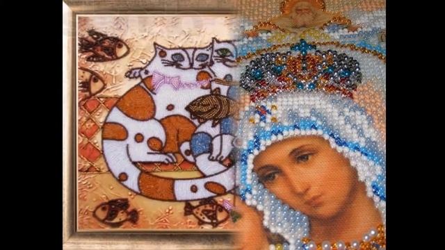 Уроки Вышивки БИСЕРОМ - образцы работ - 2019 / Lessons beadwork смотреть онлайн