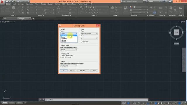 How To Setup Unit In Autocad 2018 tutorial:-4 |AUTOCAD 2018 Tutorial for beginner|autocad 2018 смотреть онлайн