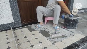 кабанчик и керамогранит. лестница