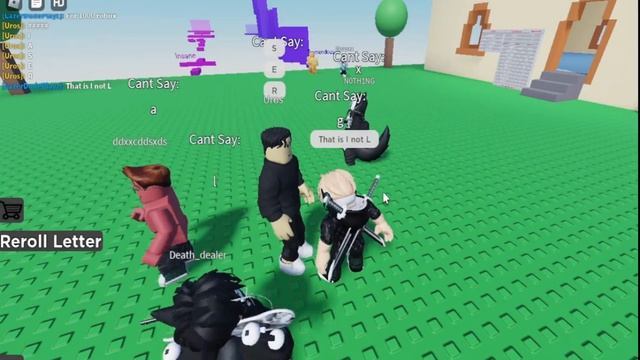 Roblox but I CANT say A LETTER!!! смотреть онлайн