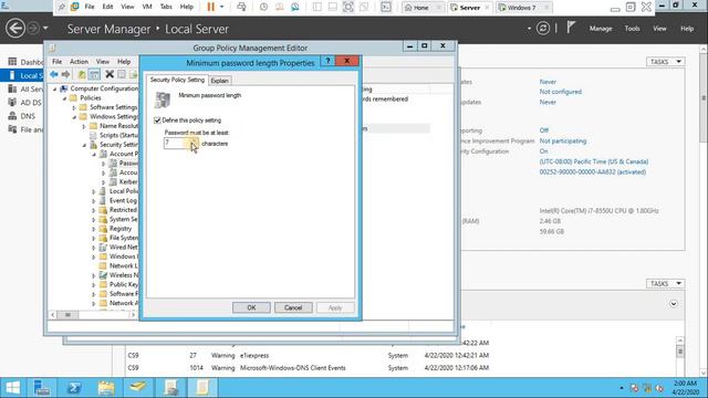 Creating domain users with group policy management смотреть онлайн