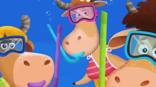 Буренка Даша - На пляже - Море смотреть онлайн