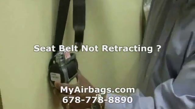 Seat Belt Pre-Tensioner Not Retracting? Repair Rebuild Fix Cut Ripped Locked, MyAirbags.com смотреть онлайн