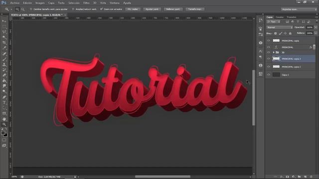 TUTORIAL: TEXTO 3D | PHOTOSHOP 2023 смотреть онлайн