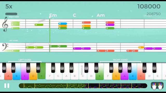 Yousician Piano: Happy-O-Rama (Challenge) - Wolf (Chords and Bass) смотреть онлайн