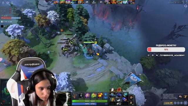 SoulDarling снова в эфире | Dota 2 | 18+ | CyberHive Community смотреть онлайн