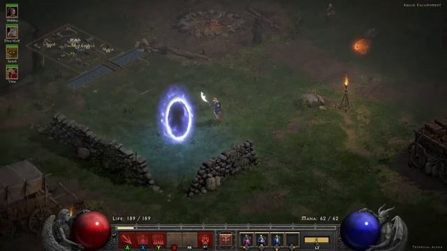 Diablo 2 Resurrected Alpha 12 Druid Gamepad Campaign Complete Full Game Walkthrough HD commentary смотреть онлайн