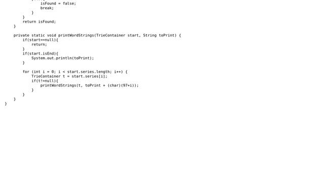 Code Review: Trie data structure in Java смотреть онлайн