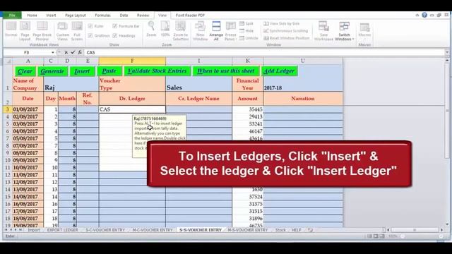 Excel to Tally Import Utility Free | Convert data from Excel to Tally смотреть онлайн
