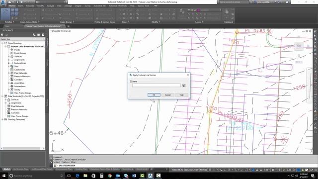 Civil 3D 2018 "Whats New" Feature Lines Relative to a Surface смотреть онлайн