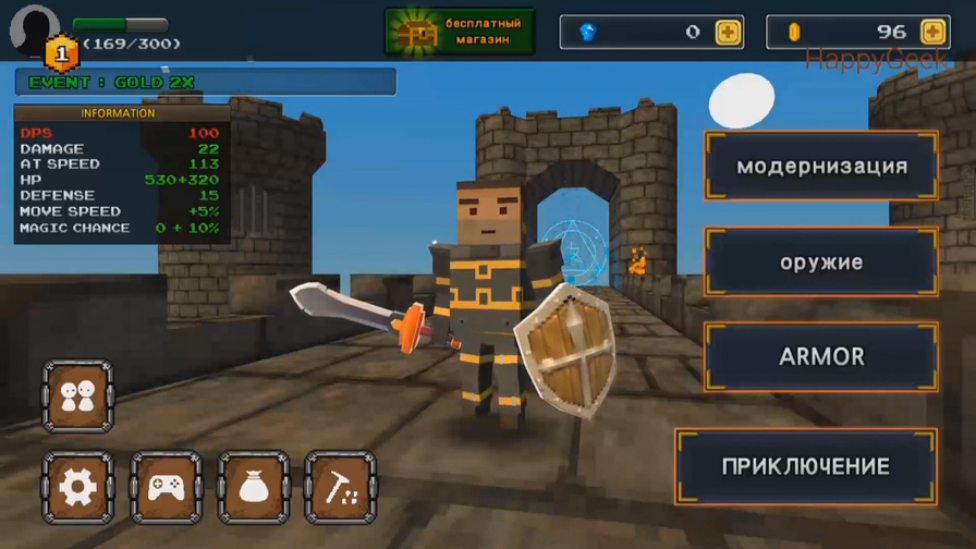 PIXEL F BLADE (gameplay video on Android) смотреть онлайн