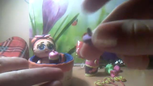 Кукла лол из лёгкого пластилина. смотреть онлайн