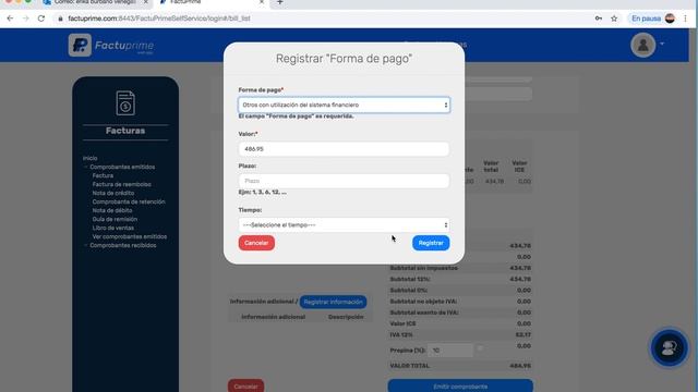 Factura Electrónica emisión, administración y el Libro de Venta en excel. смотреть онлайн