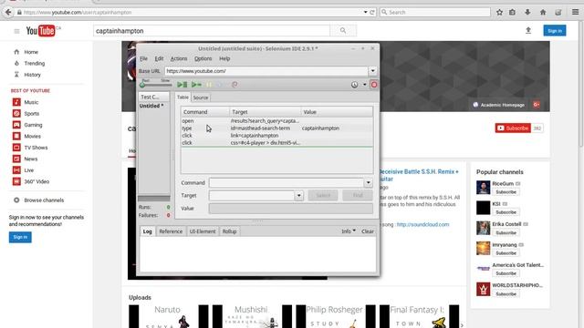 Selenium IDE: Installation and “Hello World” Example смотреть онлайн