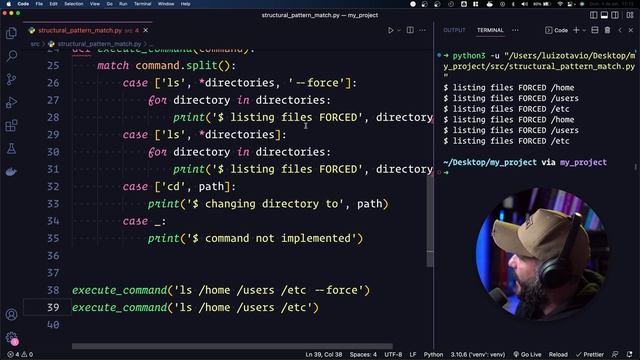 Structural Pattern Matching no Python (Match/Case, mais que Swtich/Case) смотреть онлайн