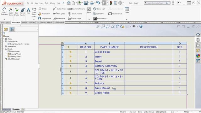 SOLIDWORKS: BOM Control for Subassembly Components смотреть онлайн
