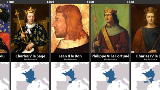 Timeline of the Rulers of France смотреть онлайн