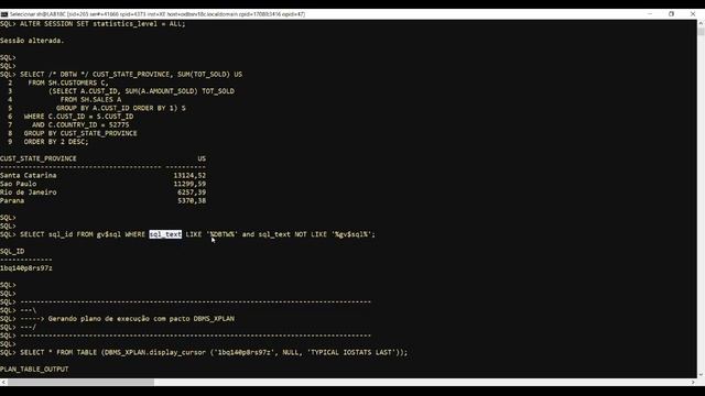 Como gerar o plano de execução de uma consulta (DBMS_XPLAN) смотреть онлайн