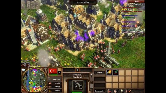 Age of Empires 3 Asian Dynasties 4v4 THE FINAL CHARGE (HD) смотреть онлайн