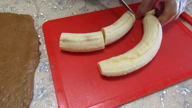 Вкусный банановый рулет без выпечки смотреть онлайн