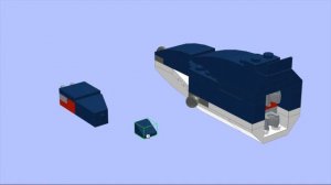 Liopleurodon MOC LEGO 31088 2 to 1 Alternate Digital Build
