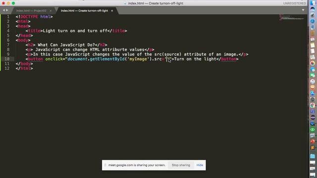 Web Programming-JS :How to Change Attribute in HTML by JS смотреть онлайн