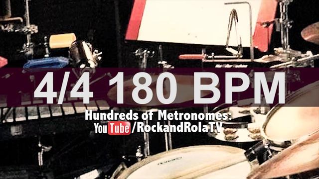 🔴 180 BPM Pop Percusion Metronome смотреть онлайн