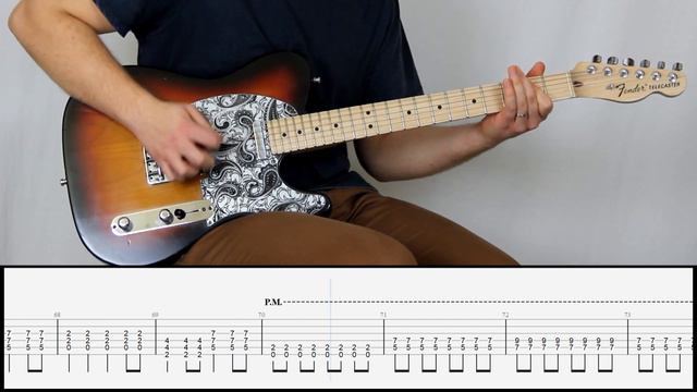 BLINK-182 - THE ROCK SHOW | Guitar Cover Tutorial (FREE TAB) смотреть онлайн