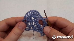 Красивый узор для шали ,косынки Вязание крючком