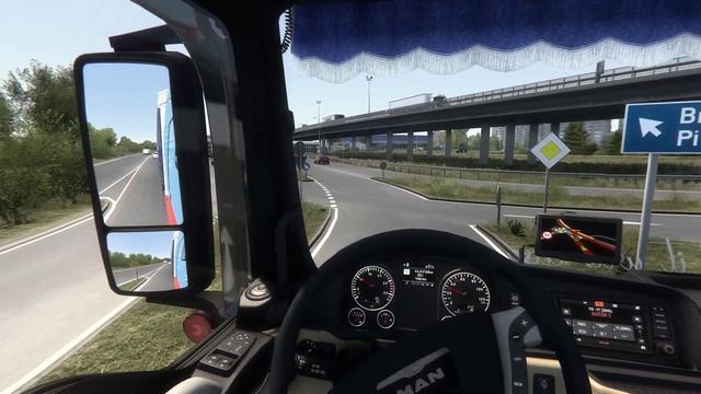 Euro Truck Simulator 2 | ETS2 1.45 | MAN TGX Euro 6 by Gloover| Craiova (RO) to Bacau (RO) смотреть онлайн
