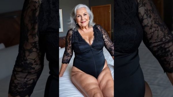 Natural Older Women OVER 60 -Fashion tips review #176  #naturalwoman