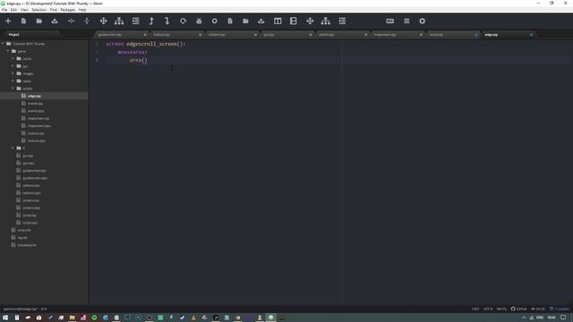 Ren'Py #31 Adding edge scroll functionality смотреть онлайн