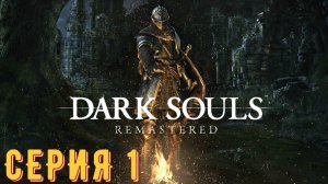 DARK SOULS: REMASTERED  ► Серия 1 ◄ | Прохождение  | СТРИМ | Обзор