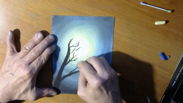 Рисуем полнолуние смотреть онлайн
