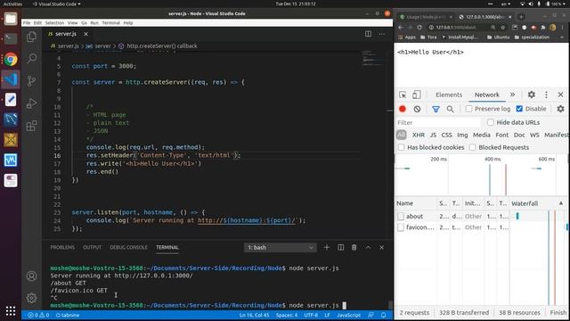 9 Node Returning HTML Content смотреть онлайн